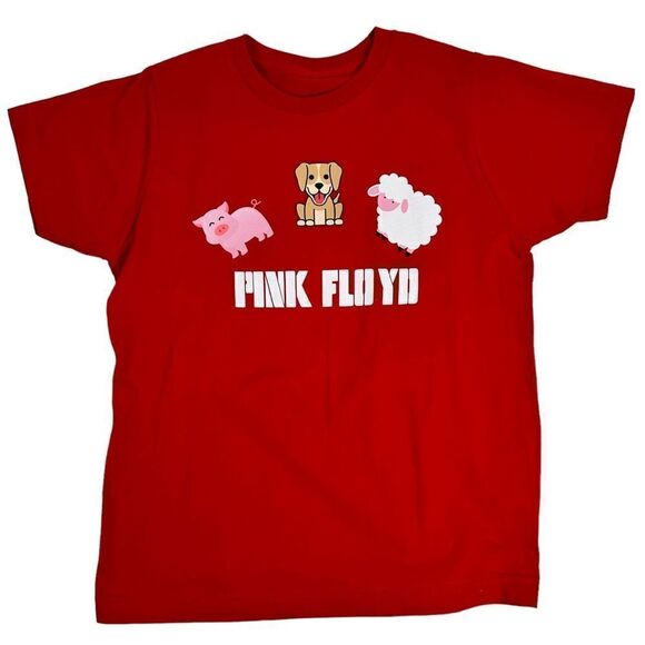 The Pink Floyd Exhibition The Mortal Remains Animals Tee Youth Medium - Picture 1 of 3